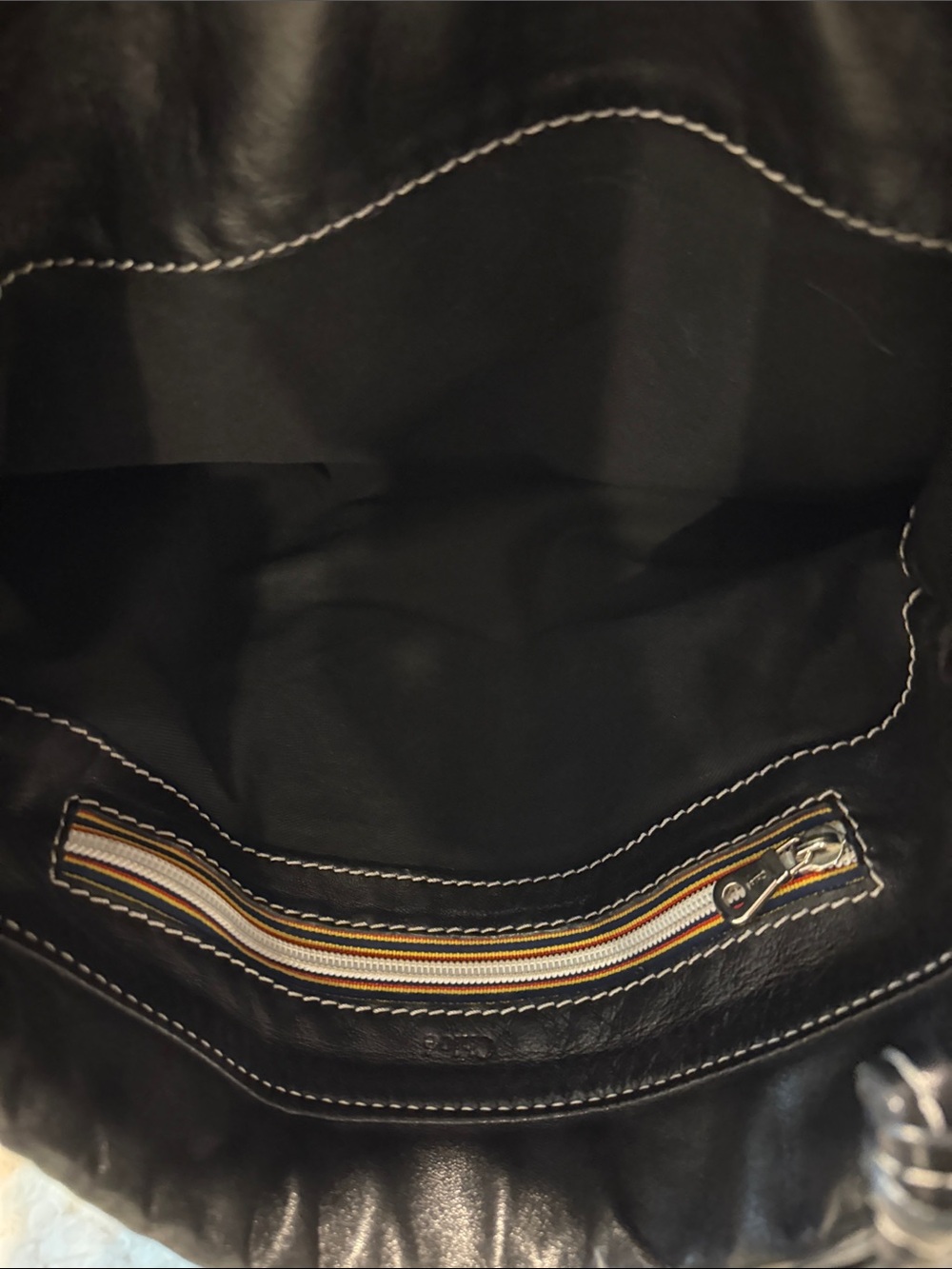 Chloe Patsy Studded Leather Drawstring Sack Shoulder Bag - Picture 7 of 14